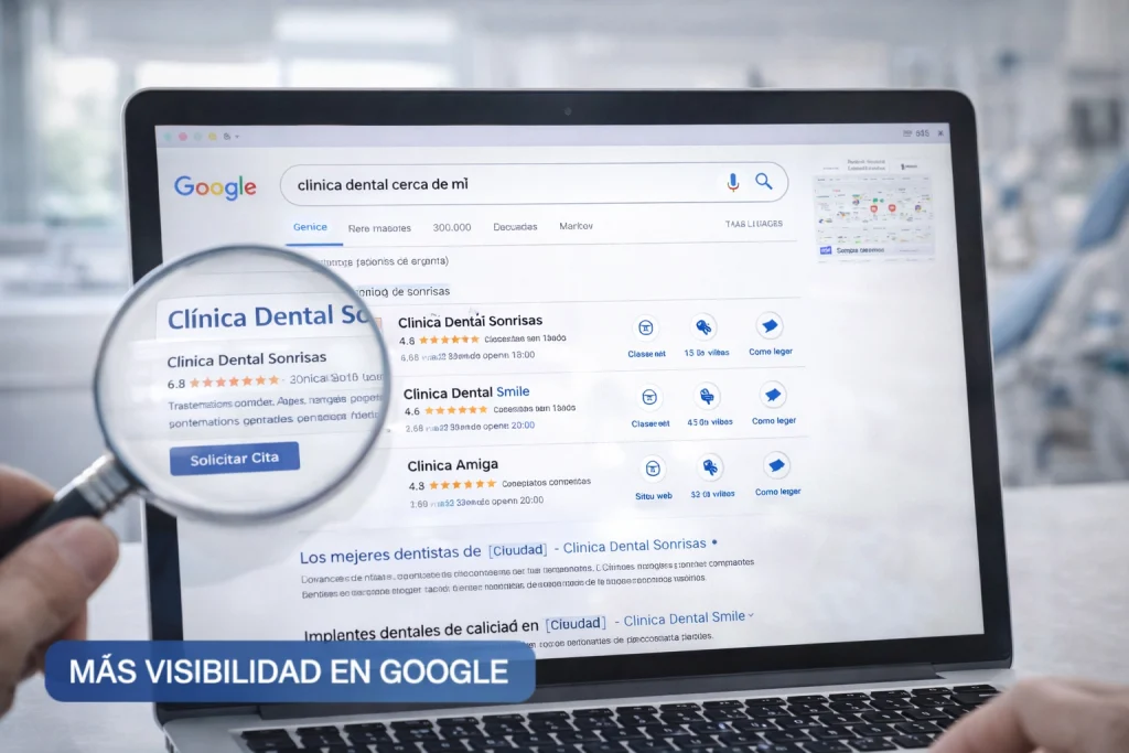 SEO para clínicas dentales
