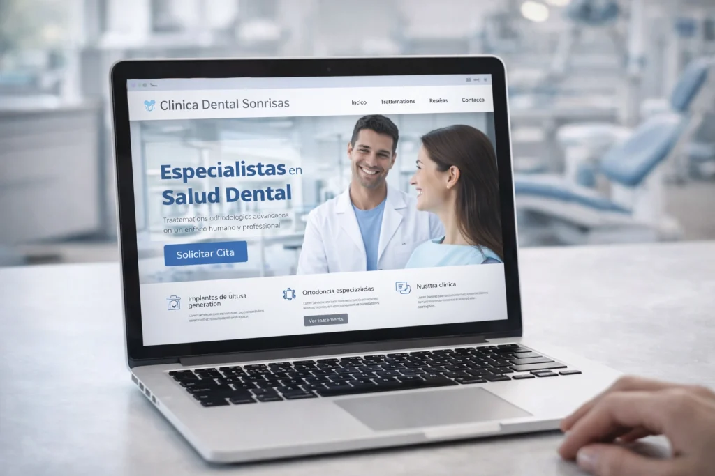 Diseño web para clínicas dentales